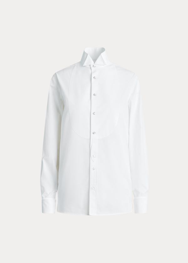 Women's Ralph Lauren Marlie Wingtip Cotton Shirts | 476312ILD